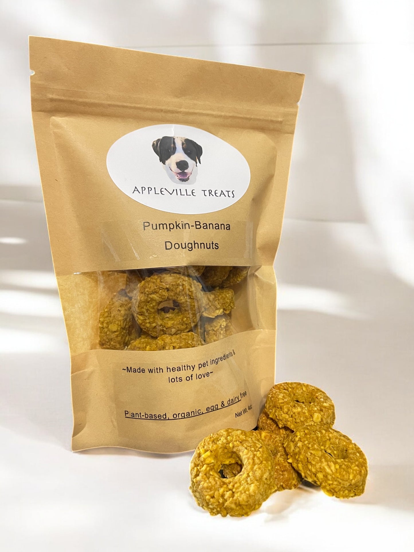 pumpkin banana dog snack