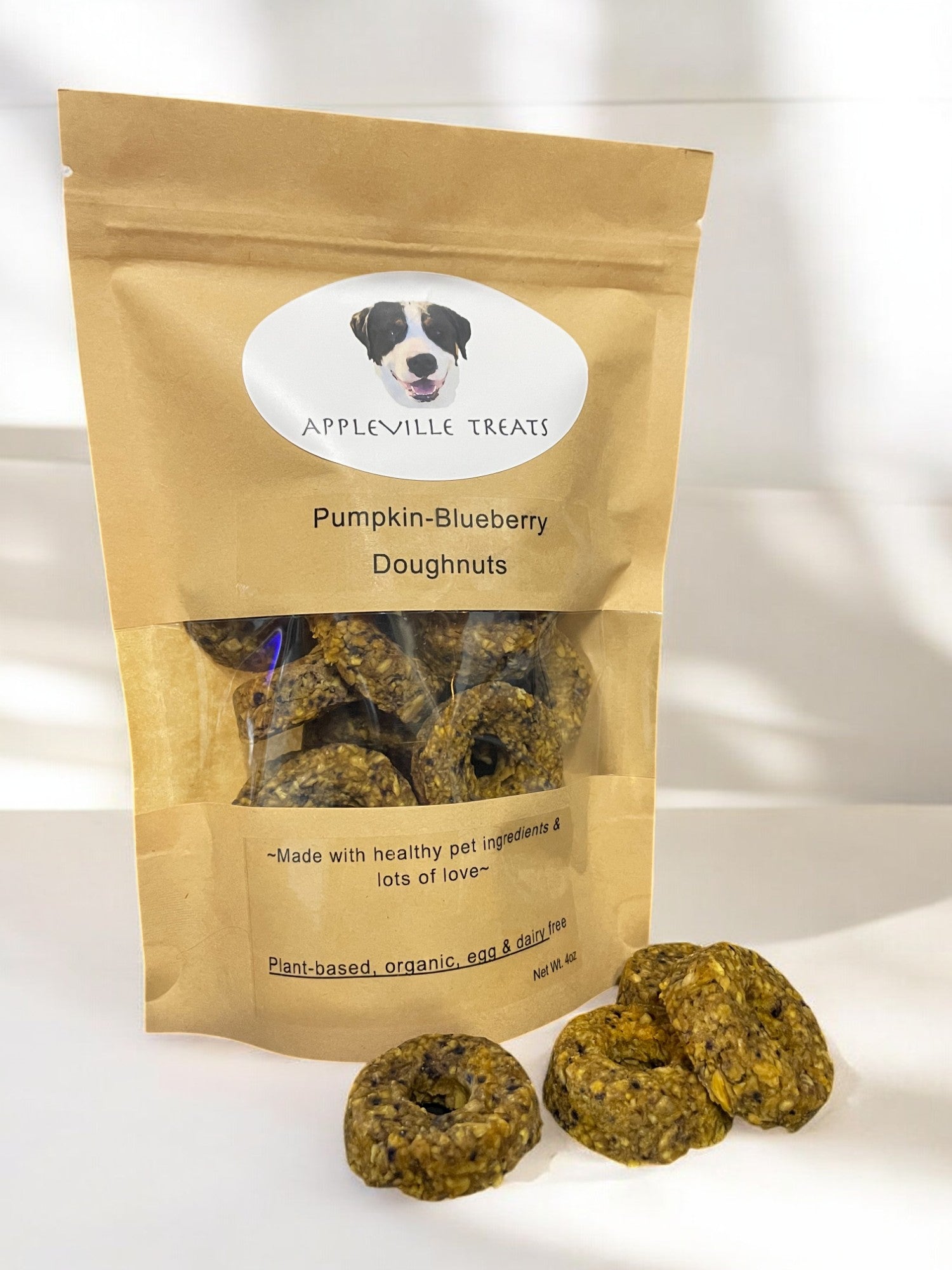 pumpkin blueberry dog treat
