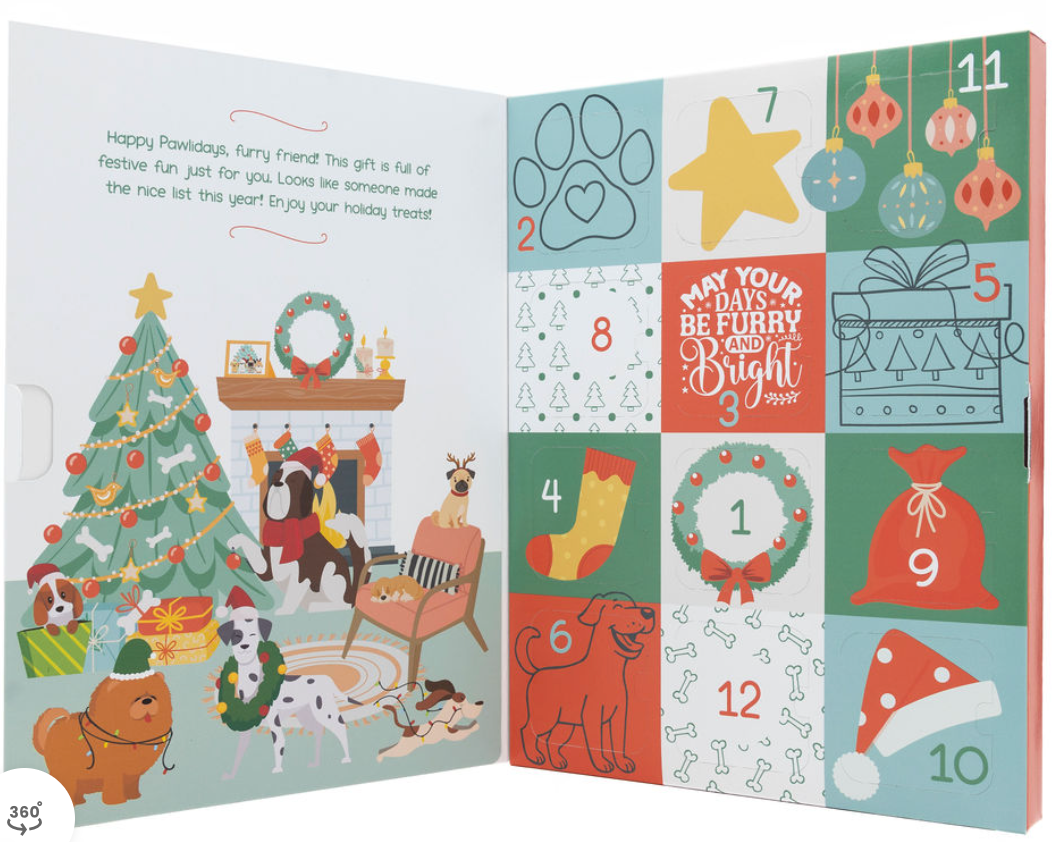 Happy Pawlidays- 12 Days of Treats Advent Calendars