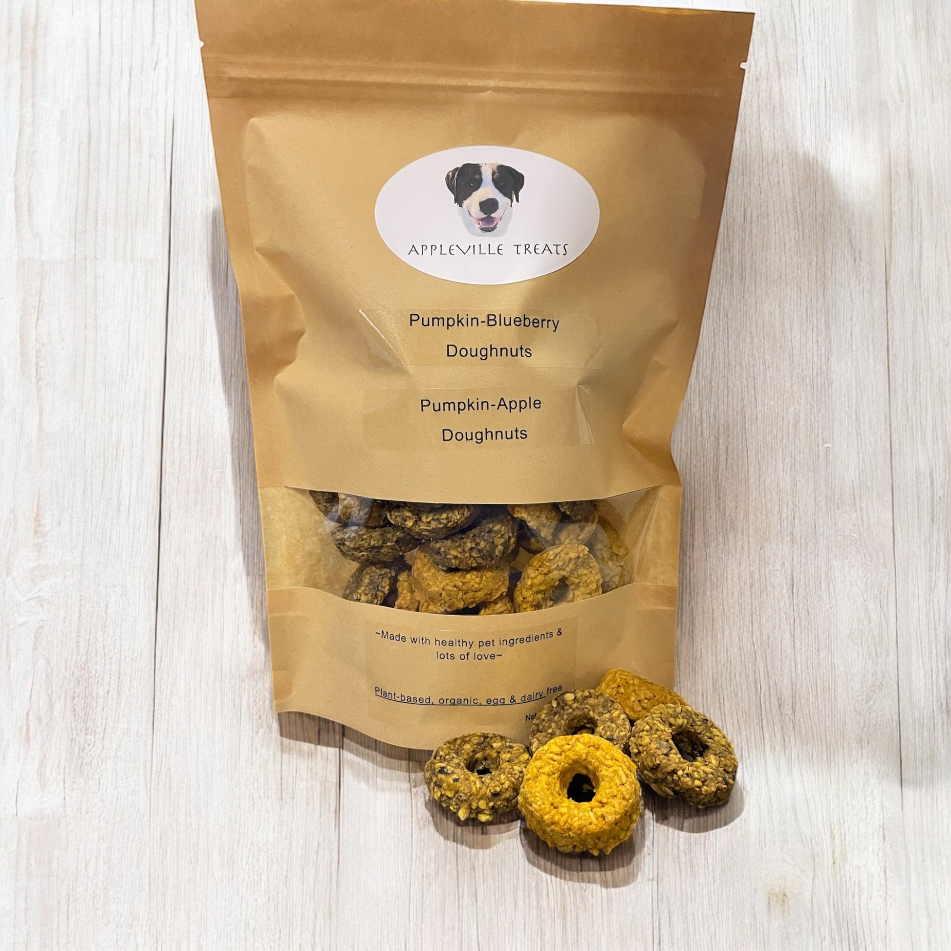 vegan pumpkin dog treat